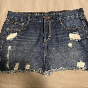 Old Navy Blue Denim Skirt